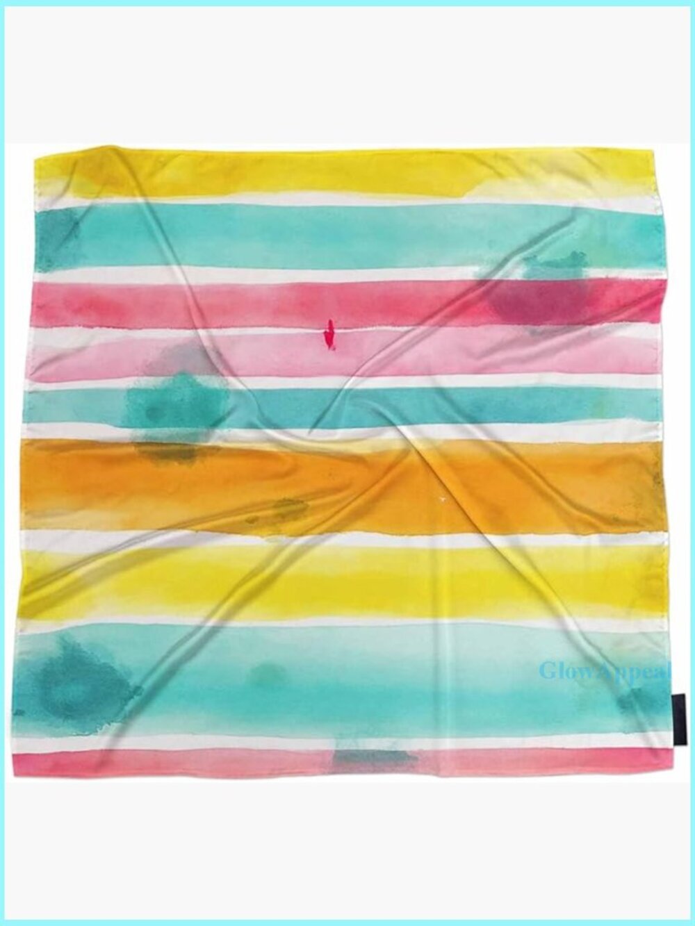 Silk Feel Square Scarf 35x35 Inch Soft Bandana Fashion Accessory